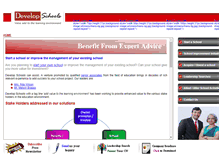 Tablet Screenshot of developschools.com